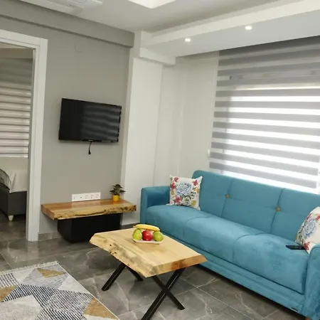 아파트 Comfortable And Modern With Balcony In Narlidere, *